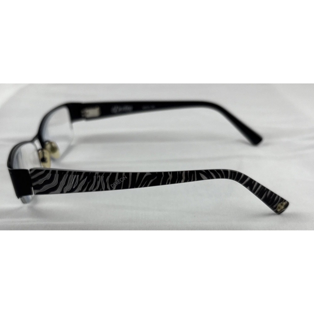 Dereon DOC316 001 Semi Rimless Eyeglasses Frame w/ Flexhinge 53-19-135 - Picture 3 of 14